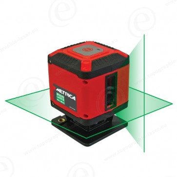 Niveau laser ligne METRICA Laser Box3 faisceau vert - 1 ligne horizontale 360 + 1 ligne verticale