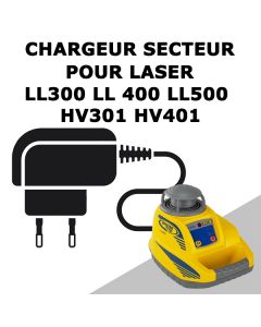 Chargeur pour niveau laser rotatif SPECTRA LL300 LL400 LL500 HV301 HV401