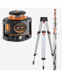 Niveau laser rotatif GEOFENNEL FL300HVG en pack complet trepied mire