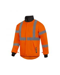 Gilet de sécurité vert avec bandes réfléchissantes T2S