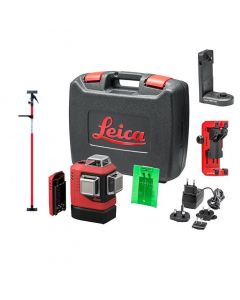 Pack laser vert Leica L6G avec canne laser CLR290