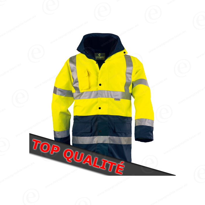 Parka de chantier Fluorescent 4 en 1 Coverguard