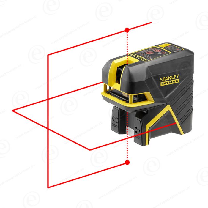 Niveau Laser Croix Vert Stanley + Équerrage Cross 90 V