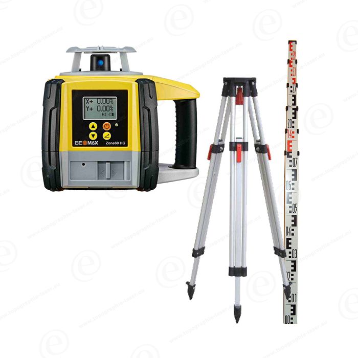 Pack Niveau laser à pente ZONE60HG Geomax avec cellule