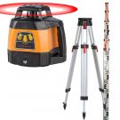 Niveau laser rotatif GEOFENNEL FL100HA Junior en pack avec trépied et mire alu 4m