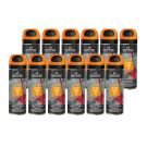Bombe fluo TP orange par lot de 12