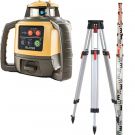 Niveau laser rotatif TOPCON RLH5A en pack avec trépied et mire alu