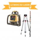 Niveau laser rotatif TOPCON RLH5A en pack avec trépied et mire alu