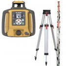 Niveau laser rotatif TOPCON en pack avec trépied et mire alu 4m