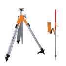 Pack trépied à crémaillère NEDO 2m et mire flexi 2.4m