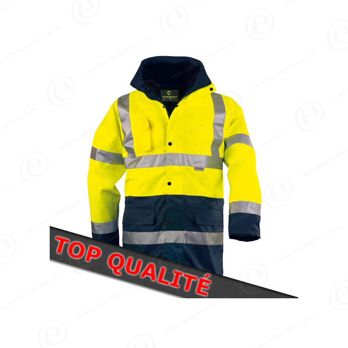 Parka fluo chantier outlet