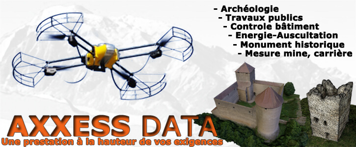 Axxess Data - pilotage de drone pour le BTP