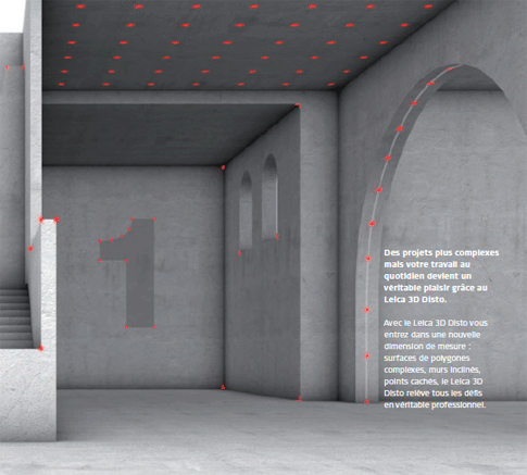 LEICA 3D Disto - Capture des points