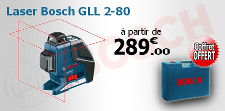 Promotion sur le Bosch GLL2-80