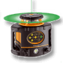 Laser vert rotatif