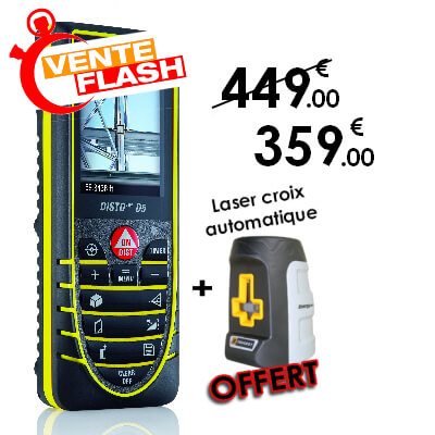 Telemetre laser vente flash laser croix offert