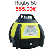 Niveau laser chantier automatique, pas cher et robuste, simple d'utilisation pour le laser Leica Rugby 50