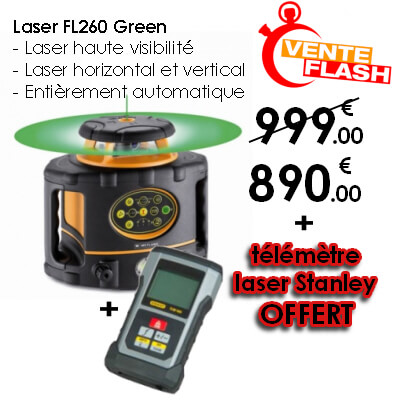 niveau laser en promo avec cadeau, telemetre laser gratuit pour l'achat d'un niveau laser